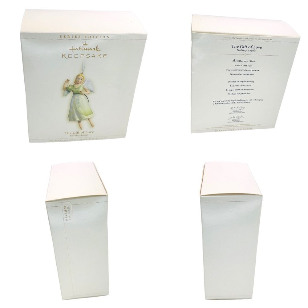 Hallmark Keepsake The Gift of Love Holiday Angels Christmas Ornament 2006